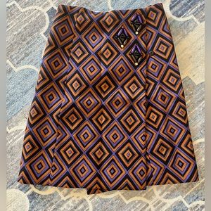 Prada Virgin Wool Print skirt